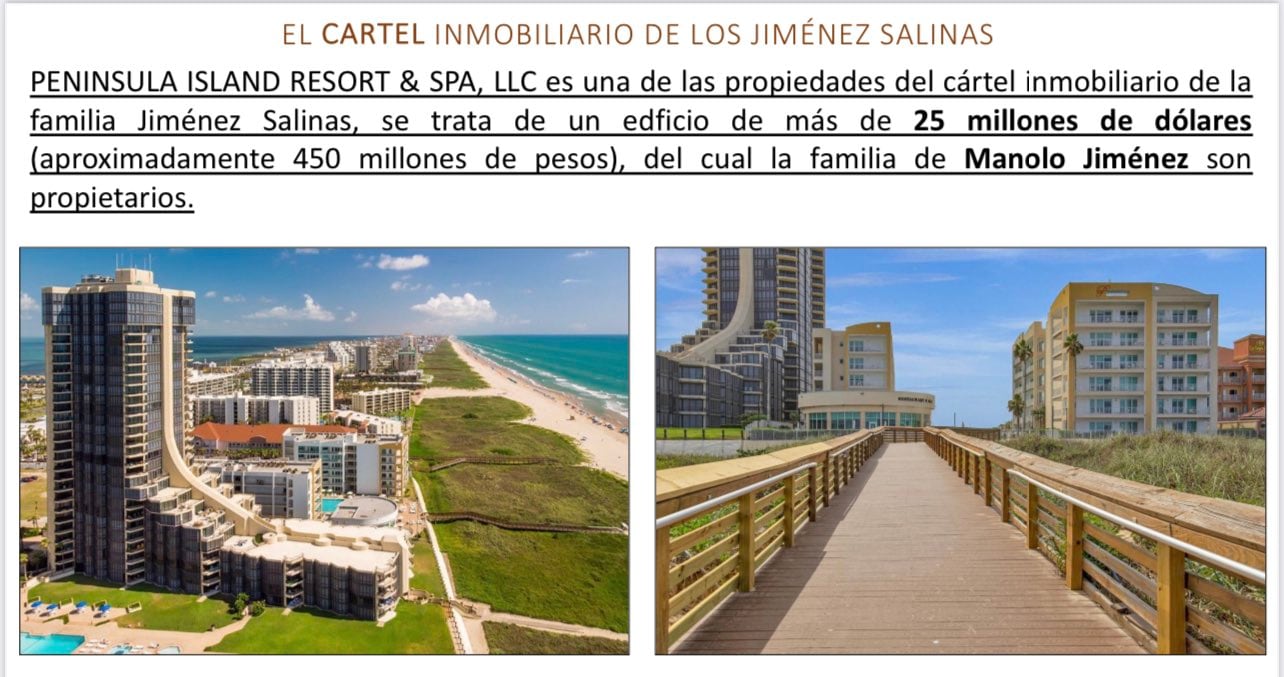 Ricardo Mejía denuncia a Manolo Jiménez y su cártel inmobiliario