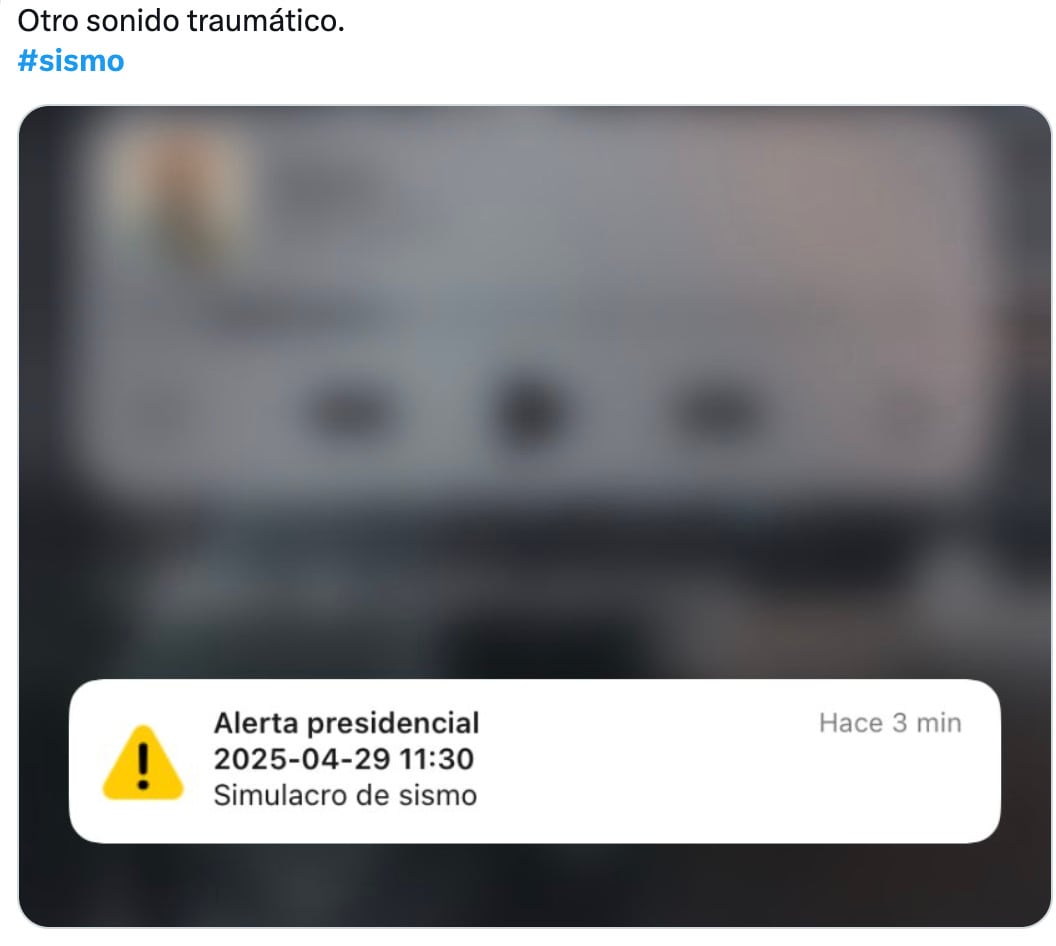 Memes del simulacro nacional 2025