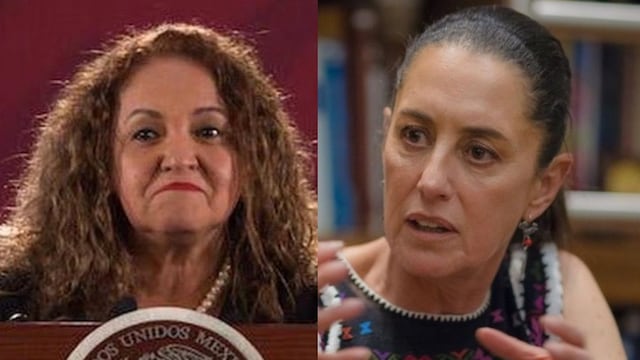 Sanjuana Martínez y Claudia Sheinbaum