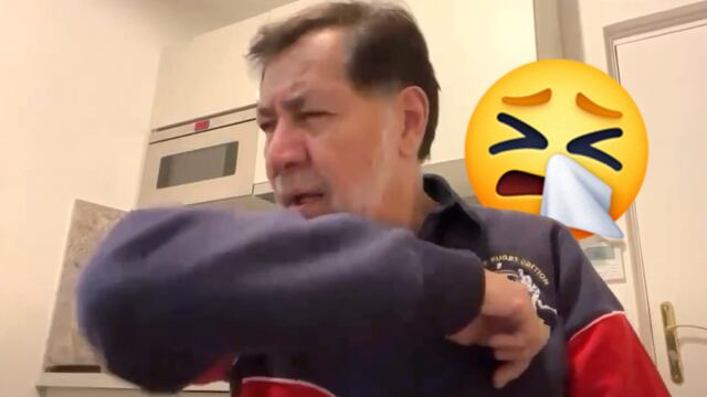 Gerardo Fernández Noroña. Se le salen los mocos