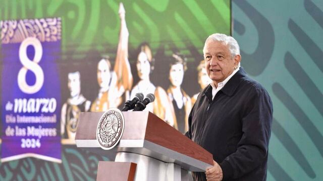 Mañanera de AMLO del 8 de marzo de 2024