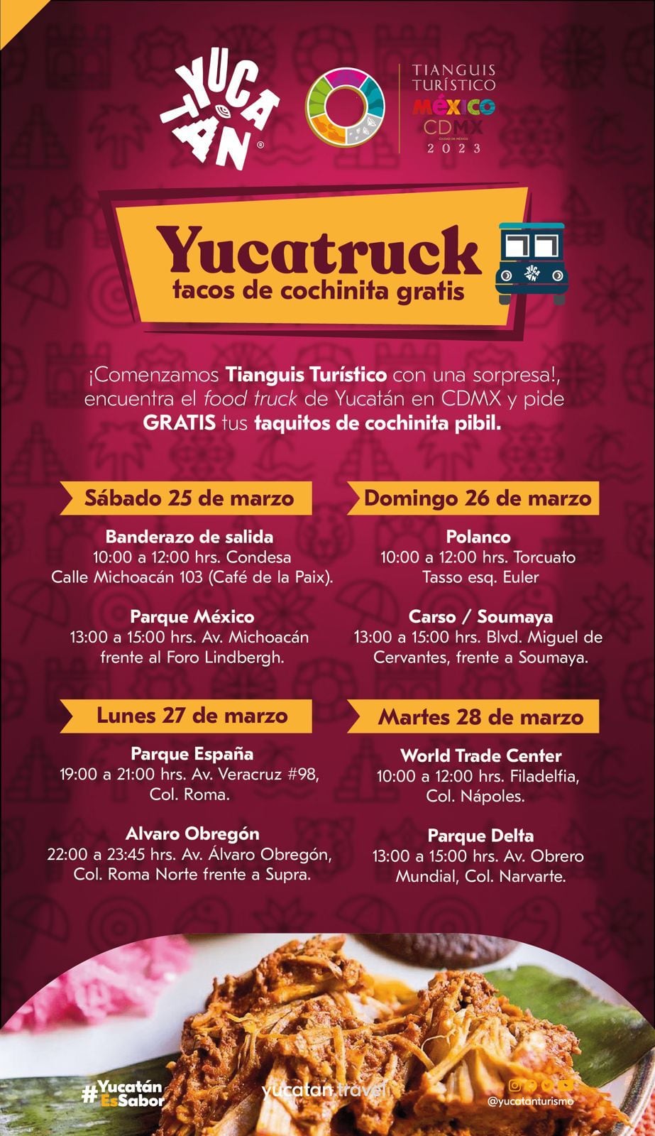 Horarios Yucatruck