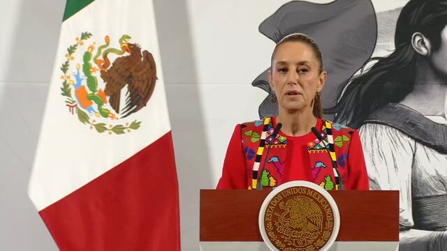 Claudia Sheinbaum en conferencia mañanera del 11 de abril