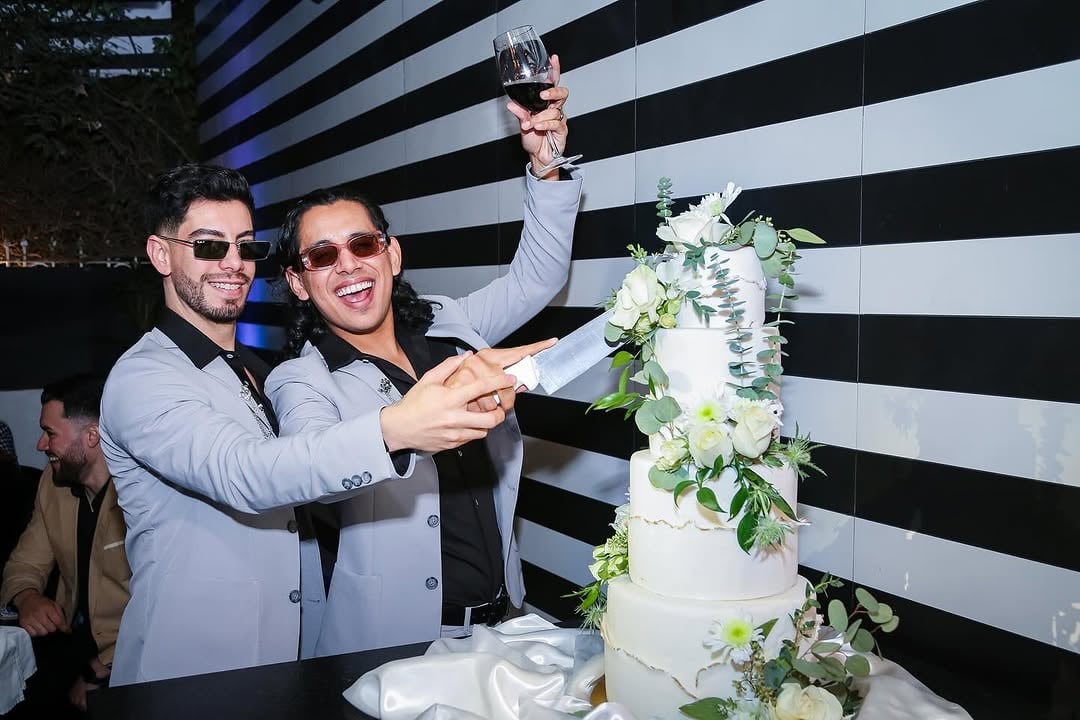 Jhonny Caz ya se casó con Jonathan Bencomo