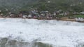 Mar de fondo provoca destrozos en Zipolite, Oaxaca