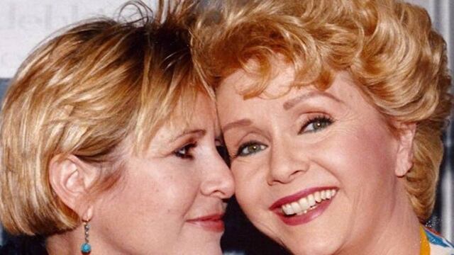 Debbie Reynolds y Carrie Fisher