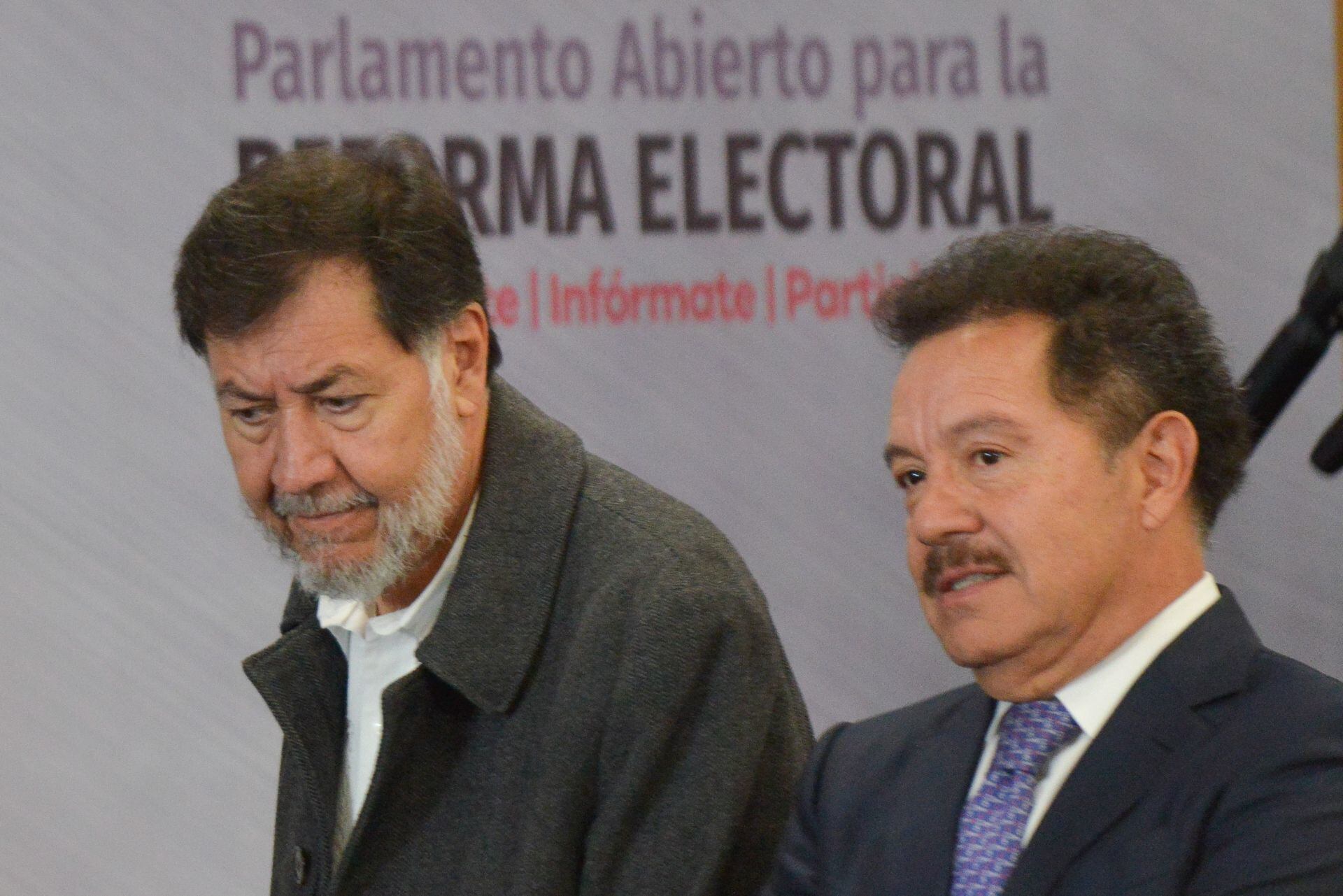 Gerardo Fernández Noroña e Ignacio Mier