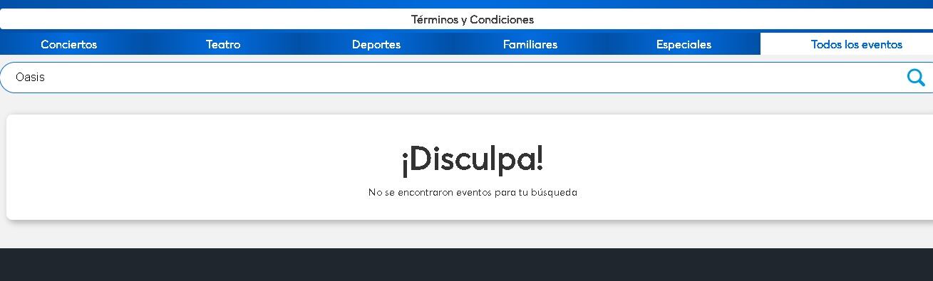 Oasis en México 2025 no está en el jueves 2x1 de Ticketmaster.