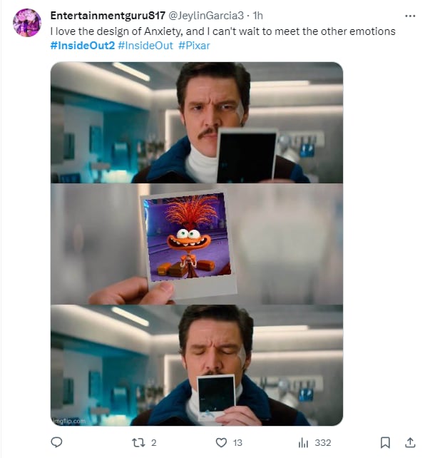 Memes de Ansiedad, la nueva emoción de Riley en Intensamente 2