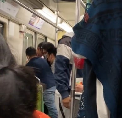 Pelea en Metro CDMX