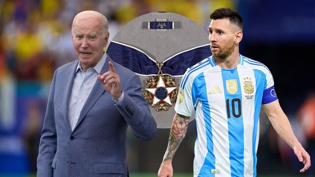 Lionel Messi recibirá la medalla Presidencial de la Libertad de manos de Joe Biden