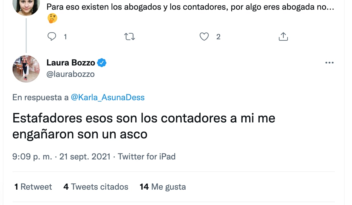 Laura Bozzo da las razones de su ausencia