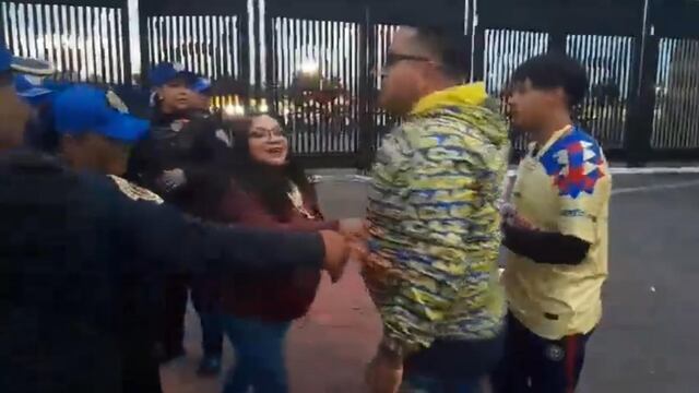 Unos fans del Club América estuvieron cerca de desatar una riña previo a su partido ante el Club León.