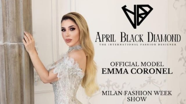 Emma Coronel será modelo en la Milan Fashion Week 2024 con una famosa diseñadora
