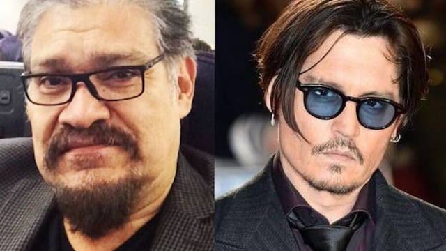 Joaquín Cosío y Johnny Depp
