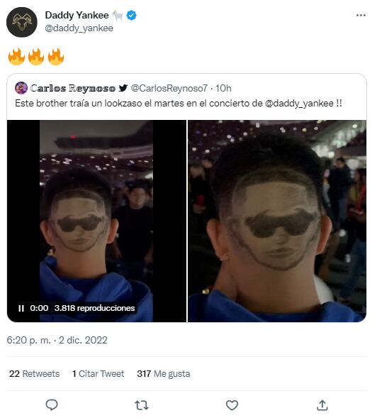 Look de un fan de Daddy Yankee en el concierto del Foro Solo