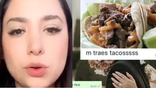 Descubre infidelidad por unos tacos