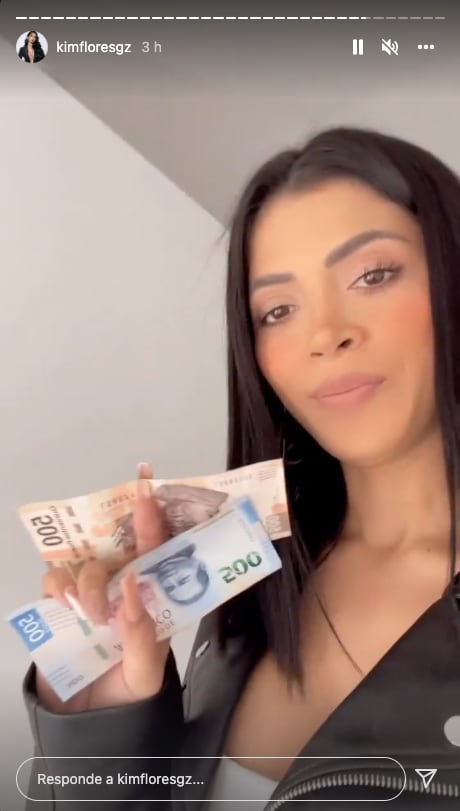 Kimberly Flores organiza tanda