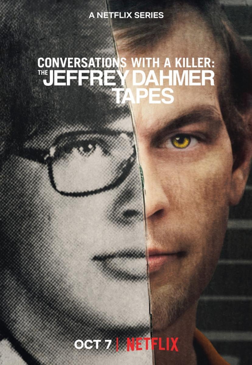 Cartel del documental de Netflix Conversaciones con asesinos: Las cintas de Jeffrey Dahmer