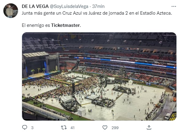Concierto de Bad Bunny en el Estadio Azteca