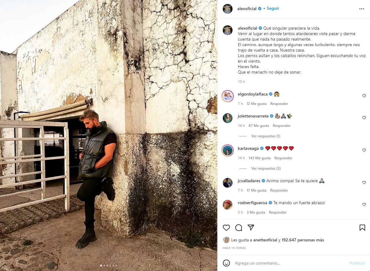 Alejandro Fernández regresa al rancho ‘Los tres Potrillos’