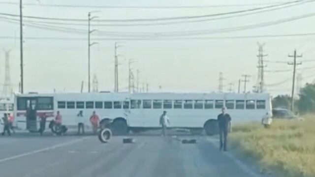 Se registran bloqueos tras operativo en Reynosa, Tamaulipas
