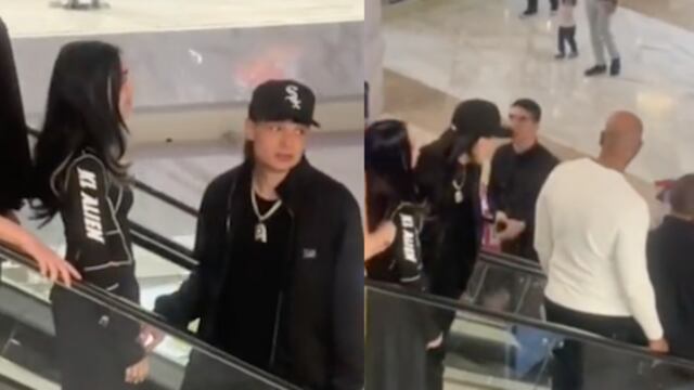 Peso Pluma tuvo una cita con Nicki Nicole rodeados de guardaespaldas