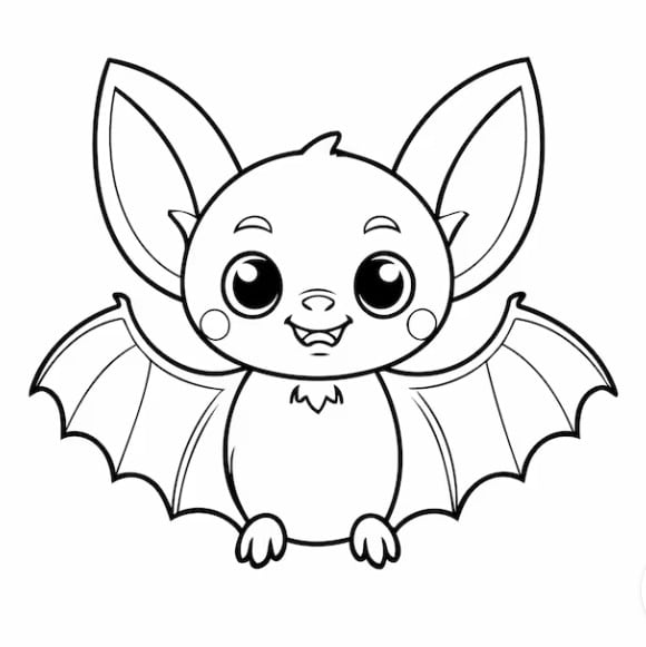 Dibujo Día de Apreciación de los Murciélagos