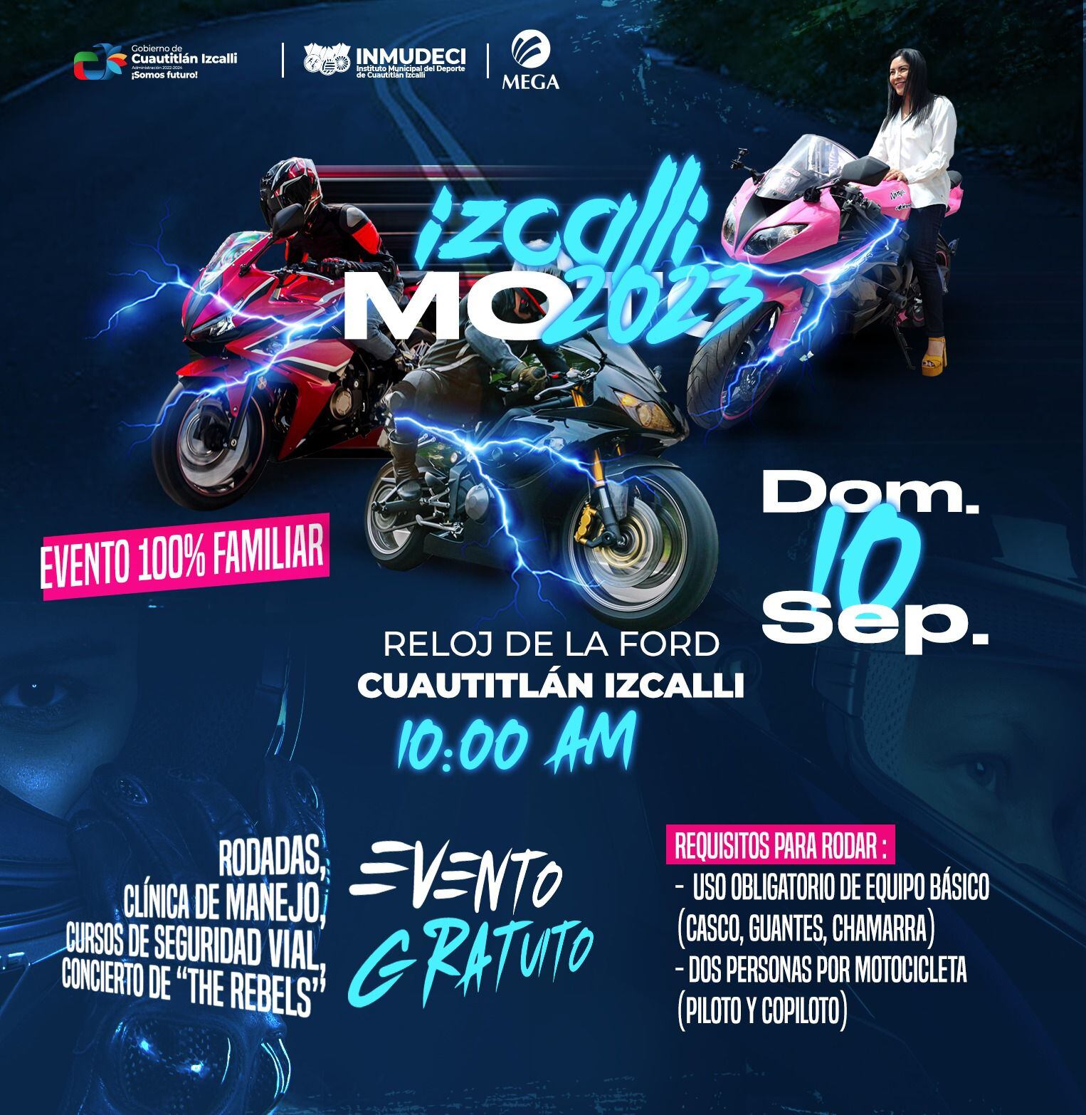 Invitan a Izcalli Moto 2023