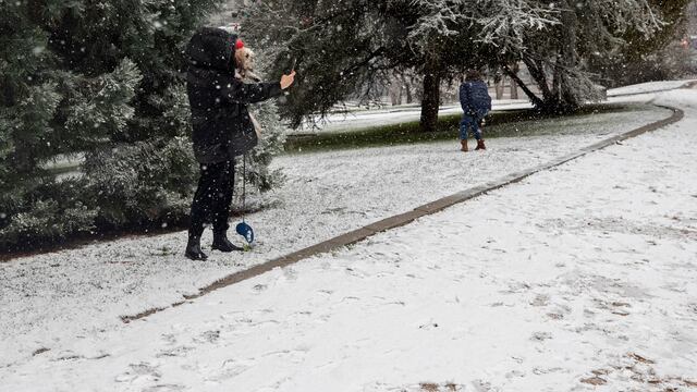 Nieve en Madrid