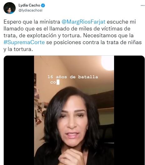 Tuit Lydia Cacho