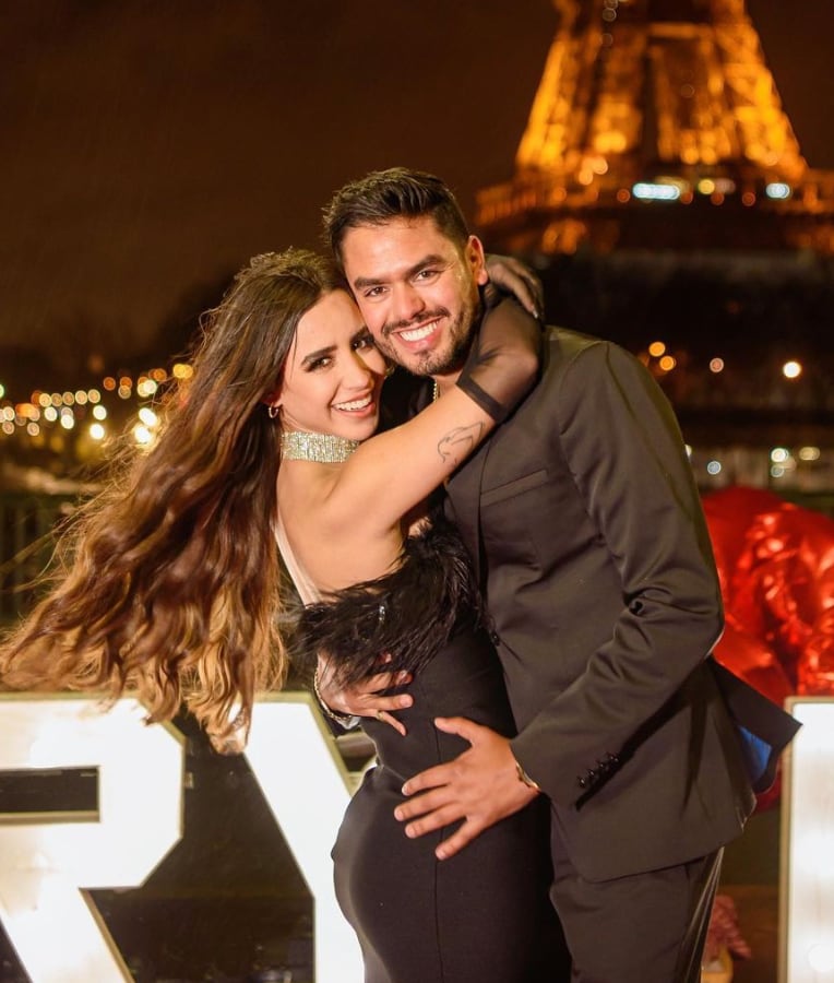 Tammy Parra y Omar Núñez en París