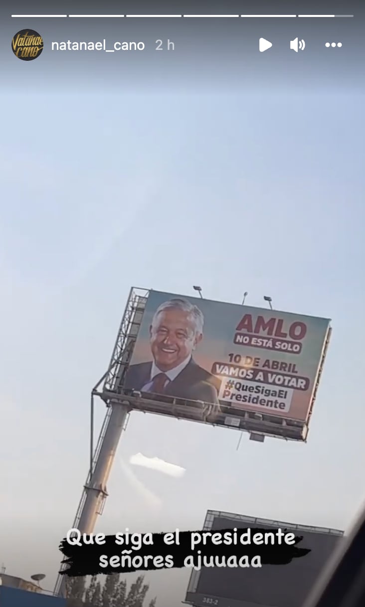 Natanael Cano apoya a AMLO