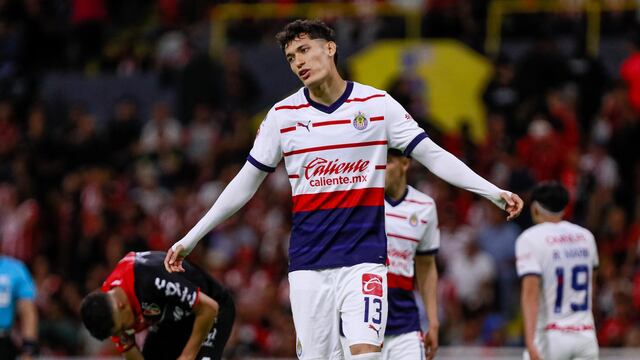 Jesús Orozco Chiquete, en un partido de Chivas.