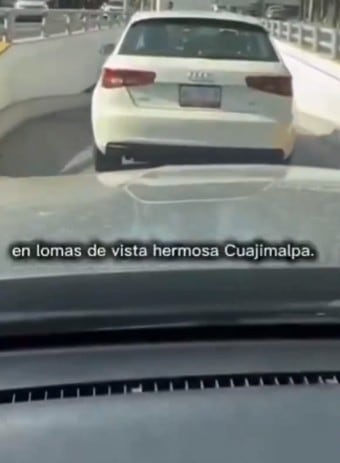 Denuncian a conductor de Audi por agresión contra usuaria en Cuajimalpa