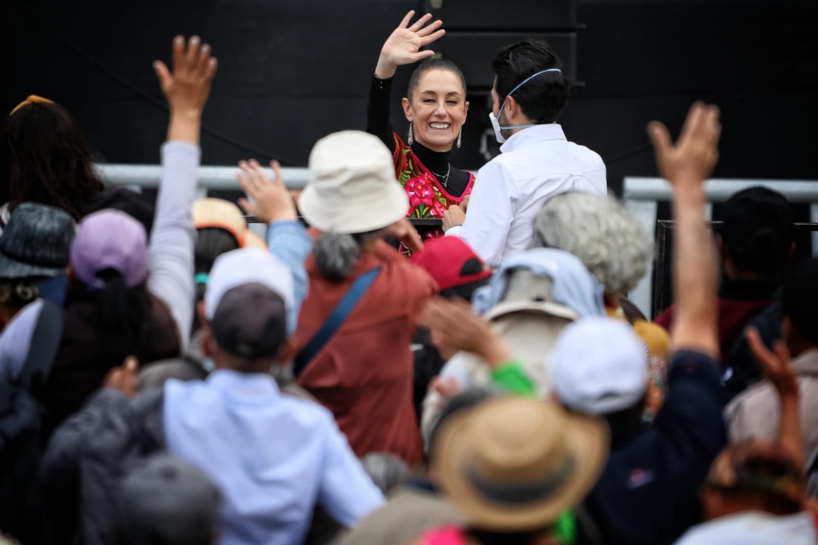 Claudia Sheinbaum en el Zócalo