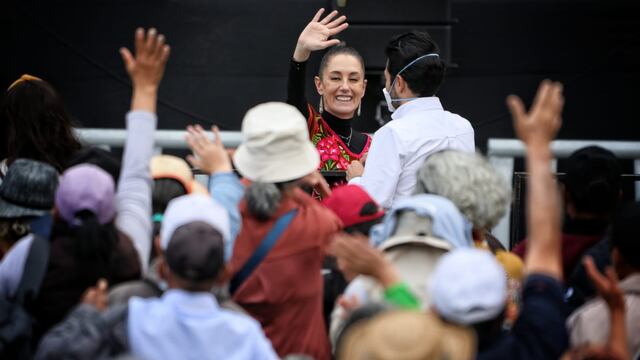 Claudia Sheinbaum en el Zócalo