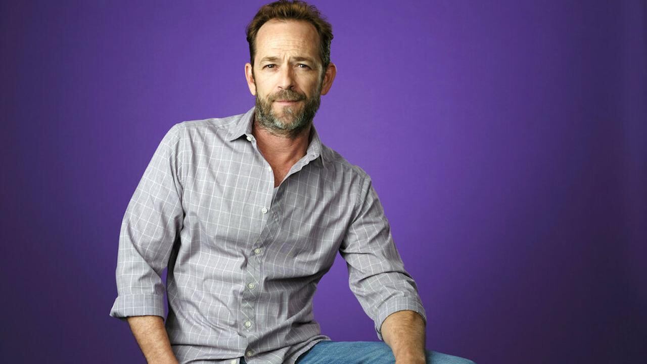 Luke Perry en agosto de 2018