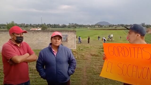Comercio en el socavón de Puebla