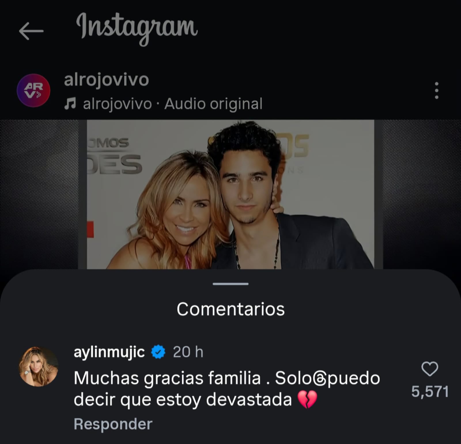 “Estoy devastada”: Aylín Mujica rompe el silencio por la muerte de su hijo