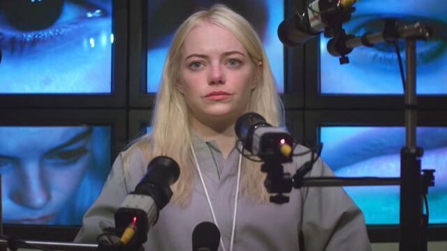 Emma Stone protagoniza esta absurda miniserie de Netflix sobre un misterioso ensayo farmacéutico