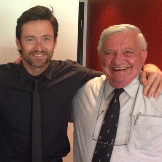 Hugh Jackman y su padre