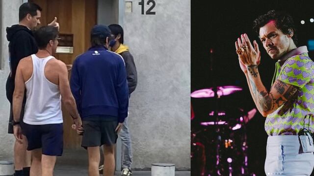 Harry Styles pasea por las calles de la CDMX con su equipo de seguridad