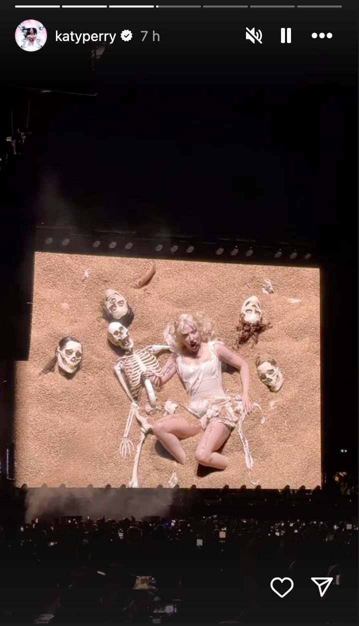 Katy Perry fue al concierto de Lady Gaga en México