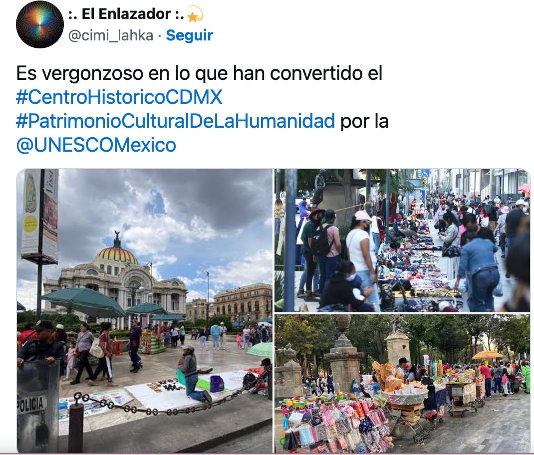 Quejas por ambulantaje en el Palacio de Bellas Artes