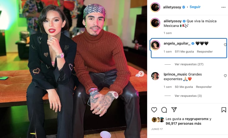 Ángela Aguilar y Erick Aragón