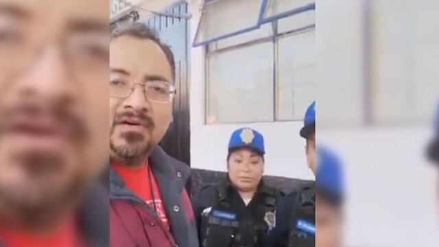 Padre agradece a policías que rescataron a su hijo.