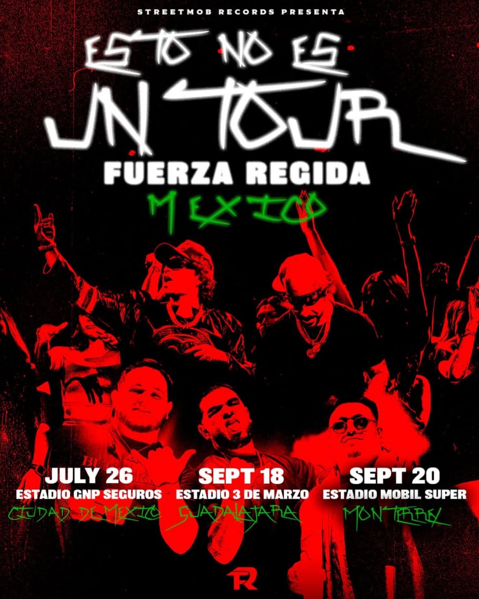 Fuerza Regida en concierto en México