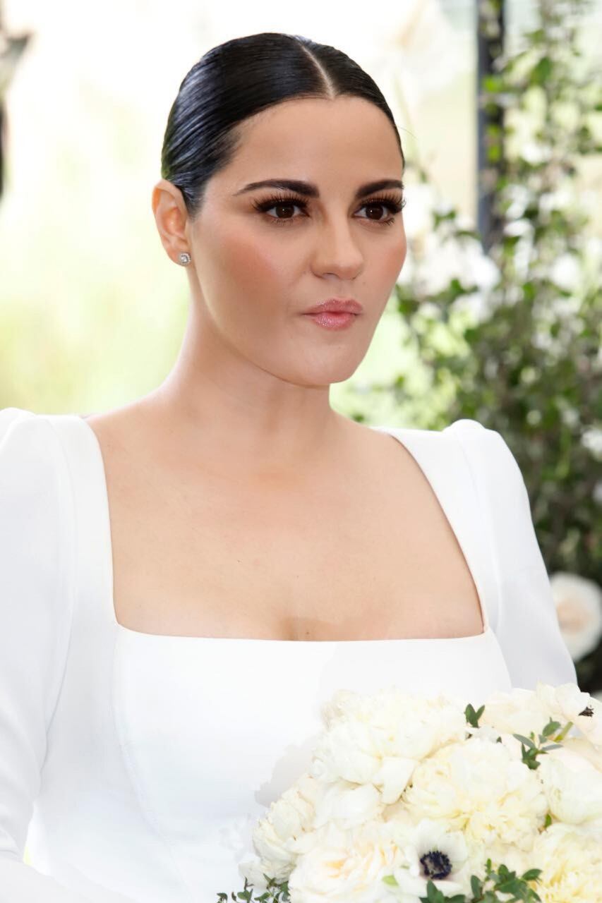 Maite Perroni el día de su boda con Andrés Tovar.