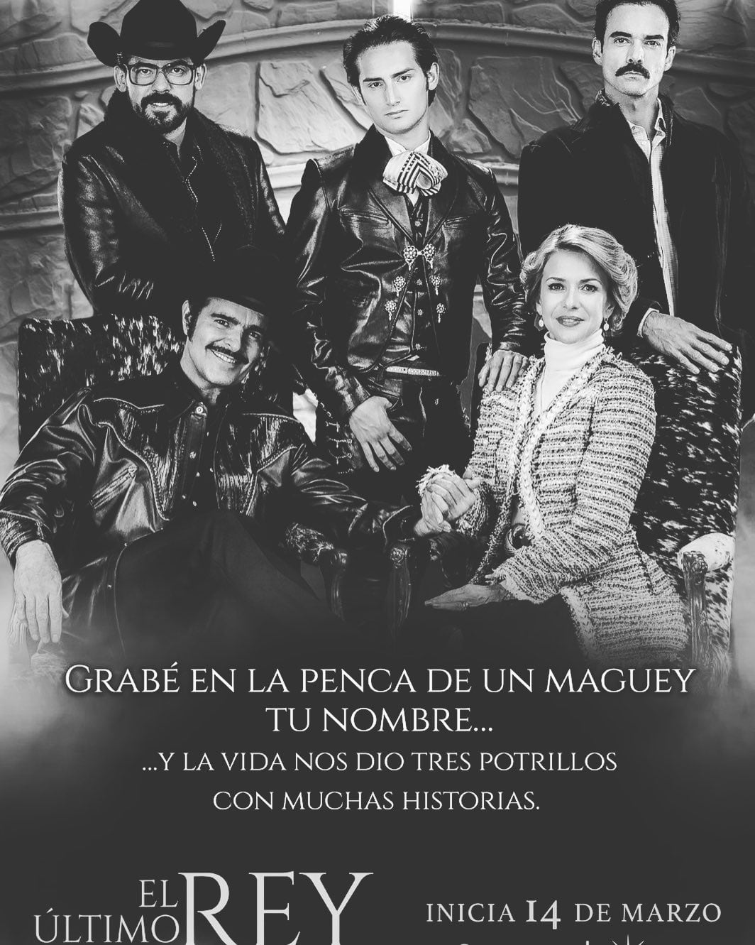 Elenco de 'El Último Rey', serie de Vicente Fernández.